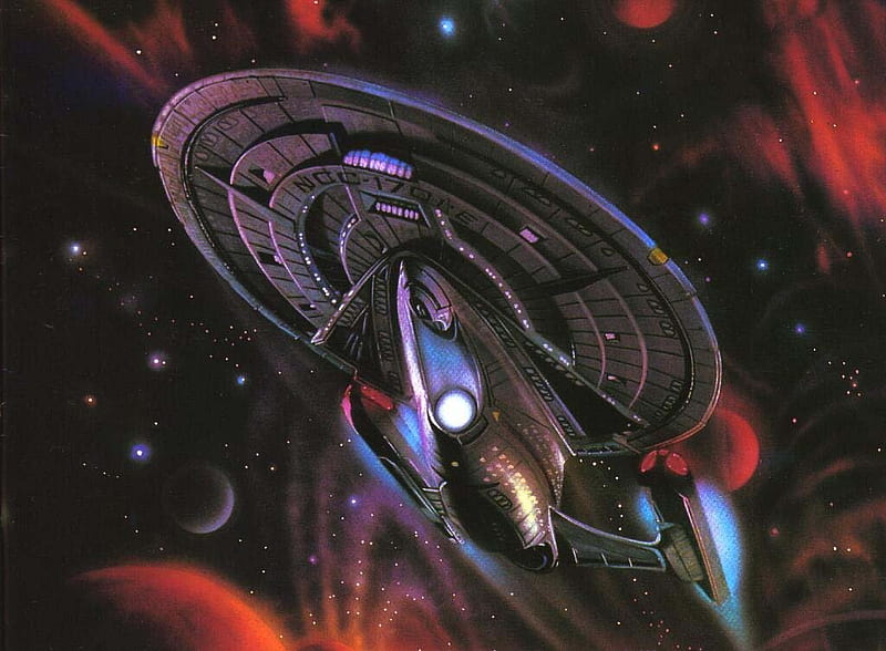 Star Trek Enterprise E, sci-fi, tv series, star trek, HD wallpaper