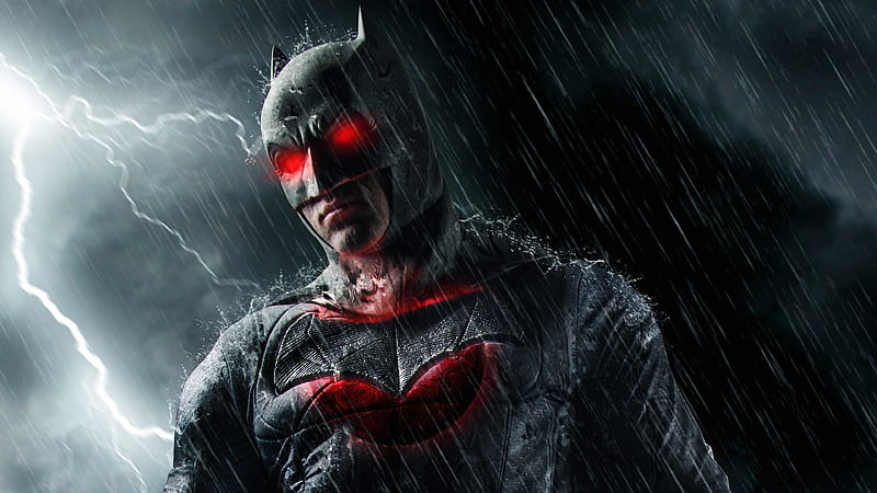 Batman Red Eye, batman, superheroes, digital-art, artwork, behance, HD wallpaper