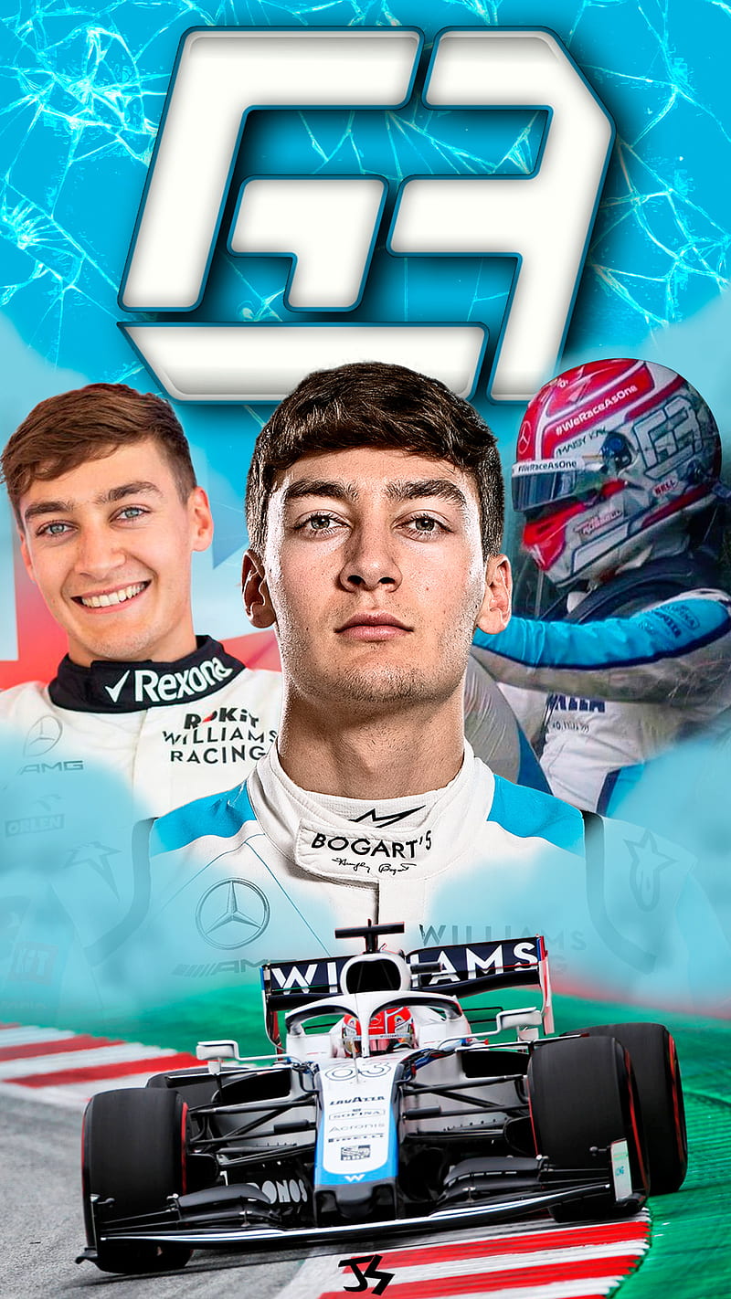 George Russell, george, russell, williams, HD phone wallpaper