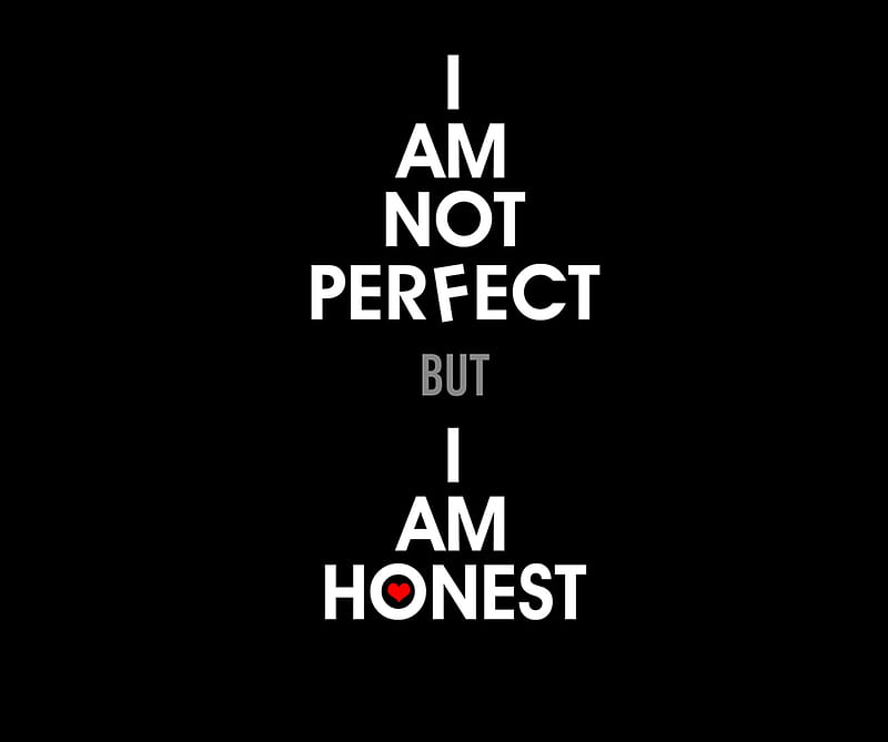 Iam not perfect, gsds, HD wallpaper