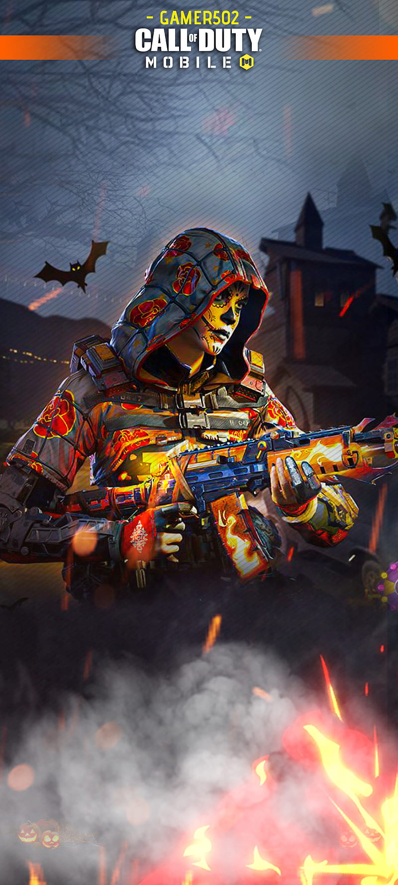 Outrider Halloween, call of duty mobile, codm, codmobile, fondos codm, codm, codmobile, HD phone wallpaper