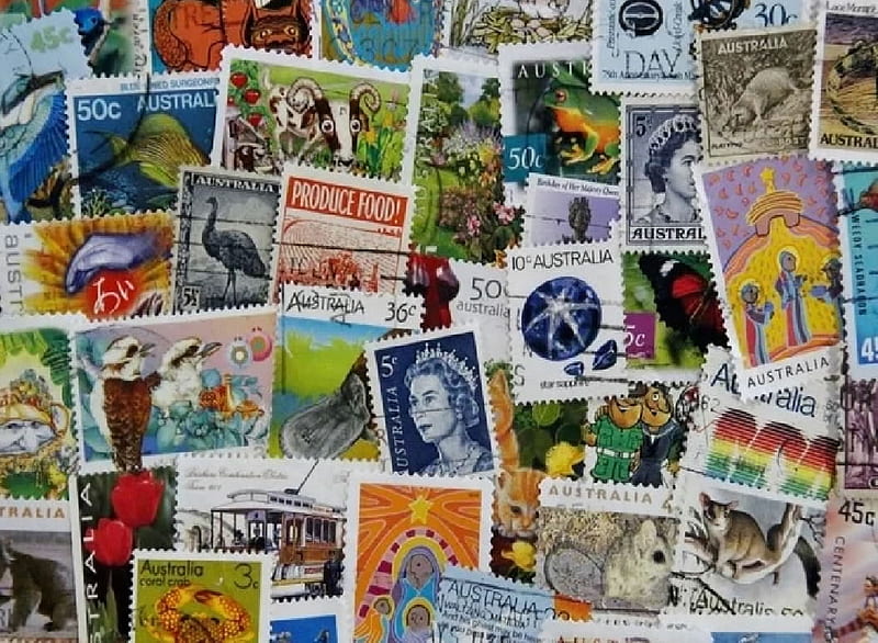 Australia Stamps, Philately, Stamps, Collage, Australia, HD wallpaper