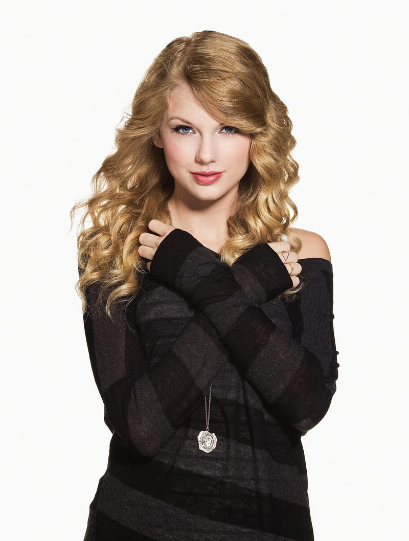 Taylor Swift, singer, women, blonde, white background, HD phone wallpaper