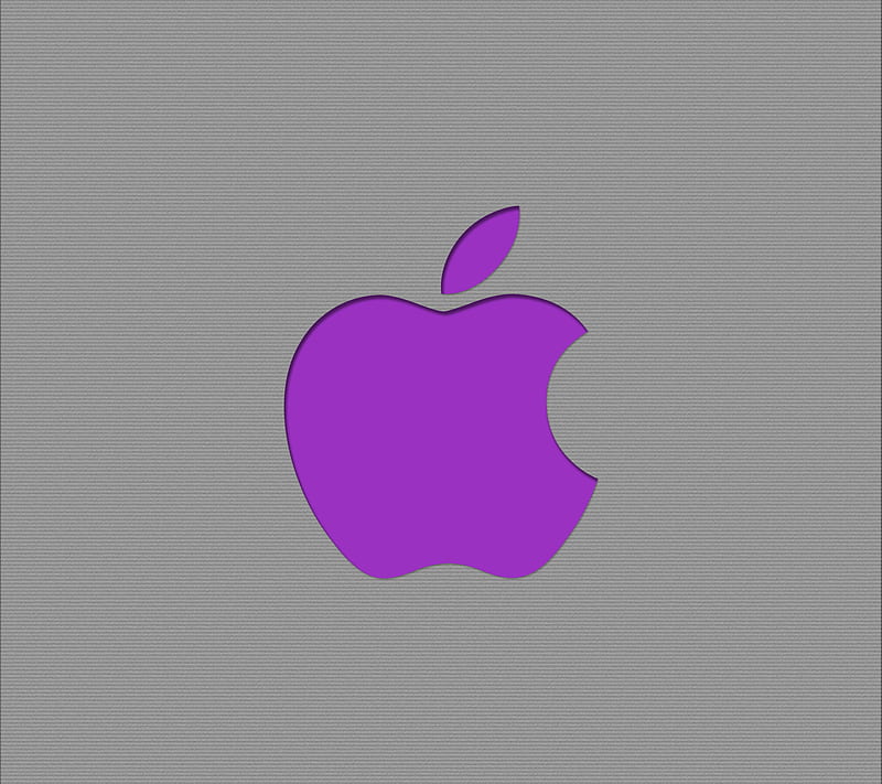 purple apple logo, android, bw, color, honor, huawei, ios, iphone, lg, meizu, minimal, nokia, note, oppo, graphy, samsung, sony, xiaomi, HD wallpaper