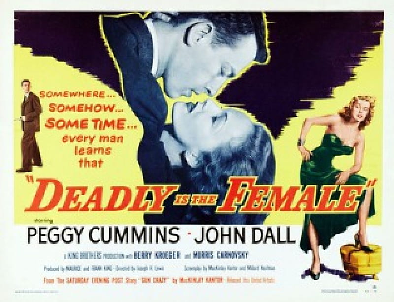 Classic Movies - Deadly Is The Female (1950), Gun Crazy 1950, Film Noir, John Dall, Peggy Cummins, Golden Era of Hollywood, HD wallpaper