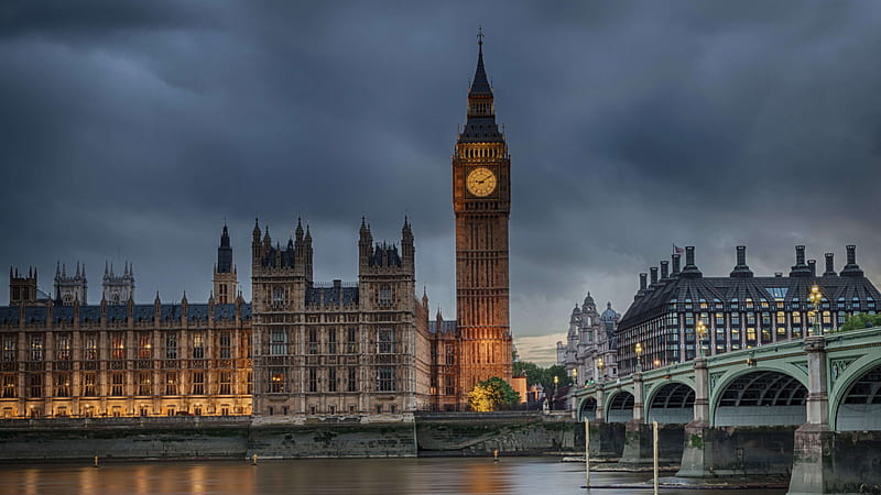 Monuments, Big Ben, England, London, Parliament, HD wallpaper