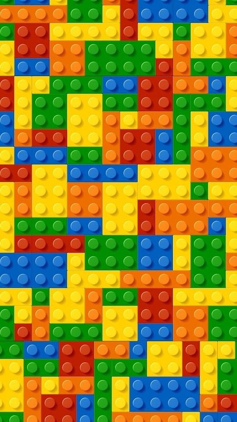 Lego Background, color, colorful, colour, colourful, games, logo, puzzle, retro, HD phone wallpaper