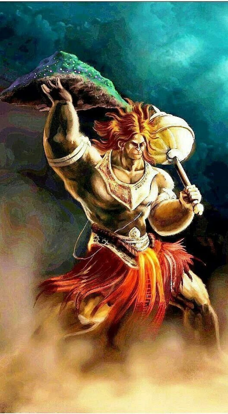 Hanuman, anjeneya, lord, HD phone wallpaper