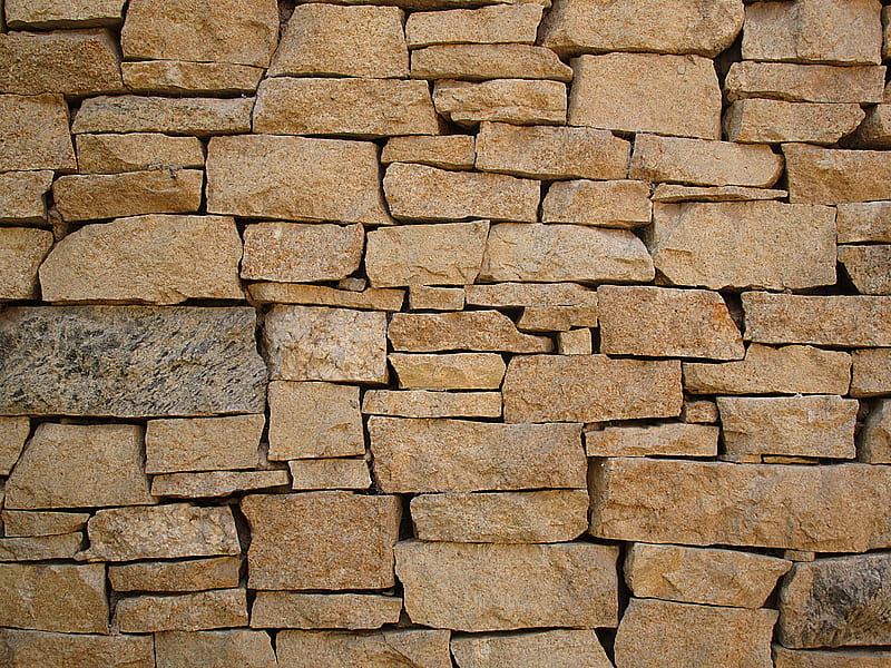 brown brick pavement, HD wallpaper