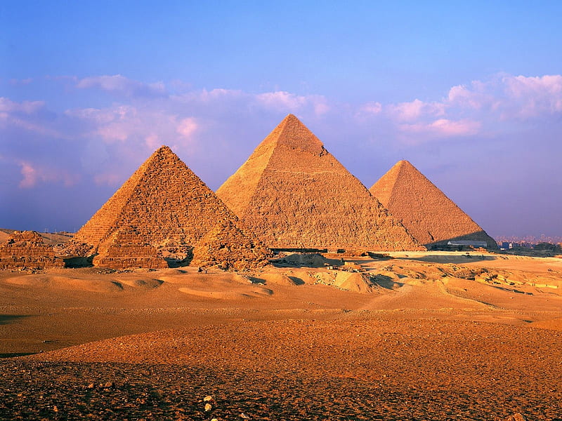 Pyramids of Giza Egypt-Traveled the world, HD wallpaper