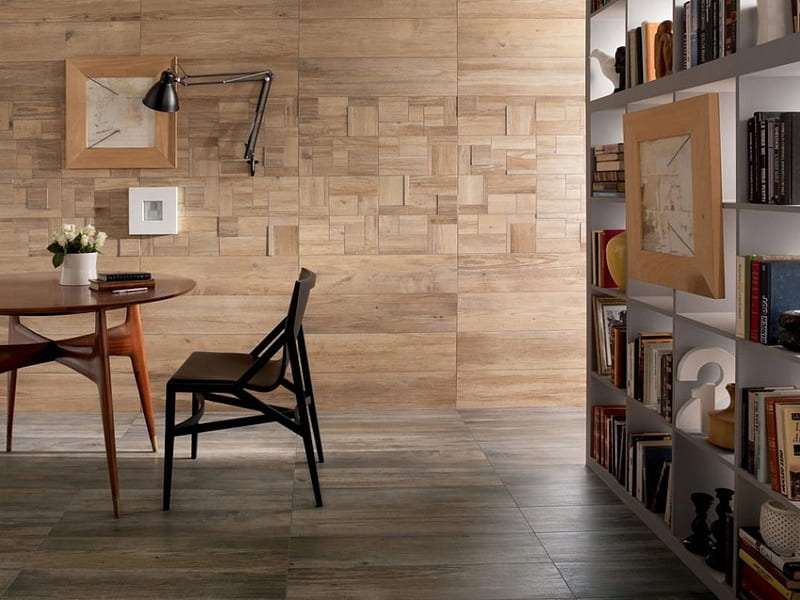 Library in dining room., desenho, lumber, blueprint, wood, HD wallpaper