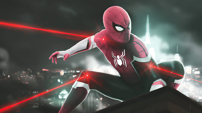 Spider Man Red Suit 2020, spiderman, superheroes, artwork, artist, artstation, HD wallpaper