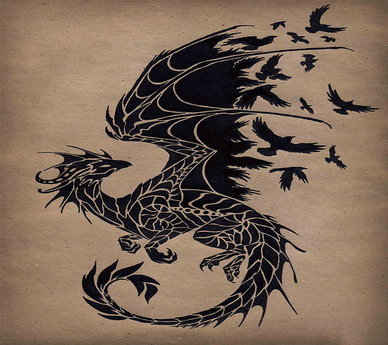 Dragon, tattoo, HD wallpaper | Peakpx