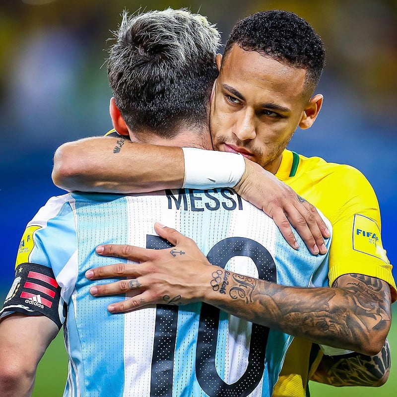 Neymar e Messi, #neymar, #brasil, #argentina, #messi, HD phone wallpaper