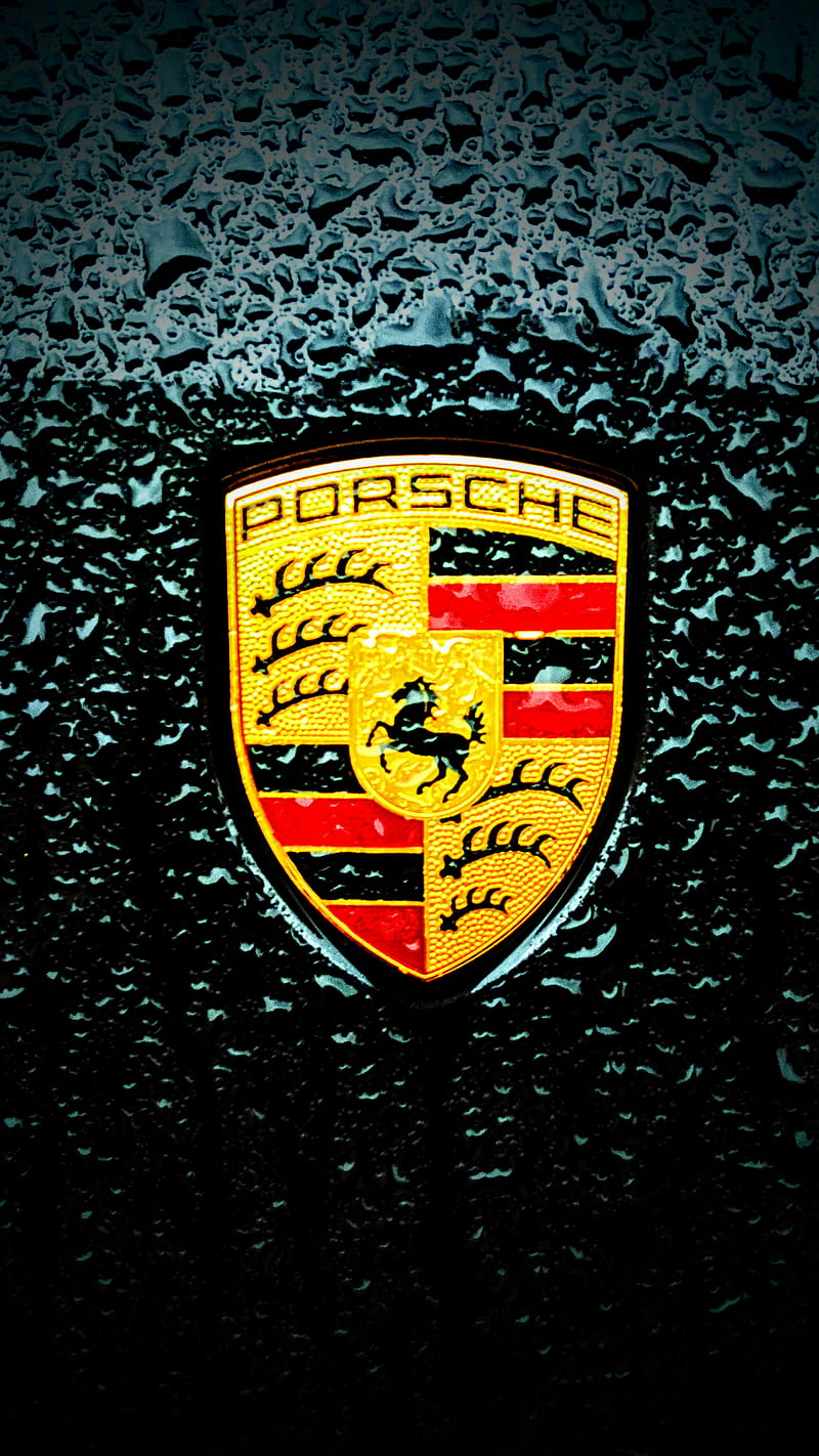 1920x1080px, 1080P free download | Porsche logo, car, rain, HD phone ...