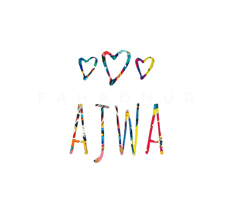 Ajwa - Name Art, ajwa name art, ajwa name design, ajwa name meaning, ajwa name pics, calligraphy, fahad noor, fahad nur, fahadnoor090, flowers, galaxy, girl, instagram, love, typography, HD wallpaper