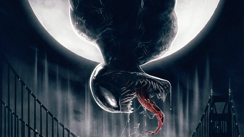 Venom Newart , venom, superheroes, artwork, digital-art, HD wallpaper