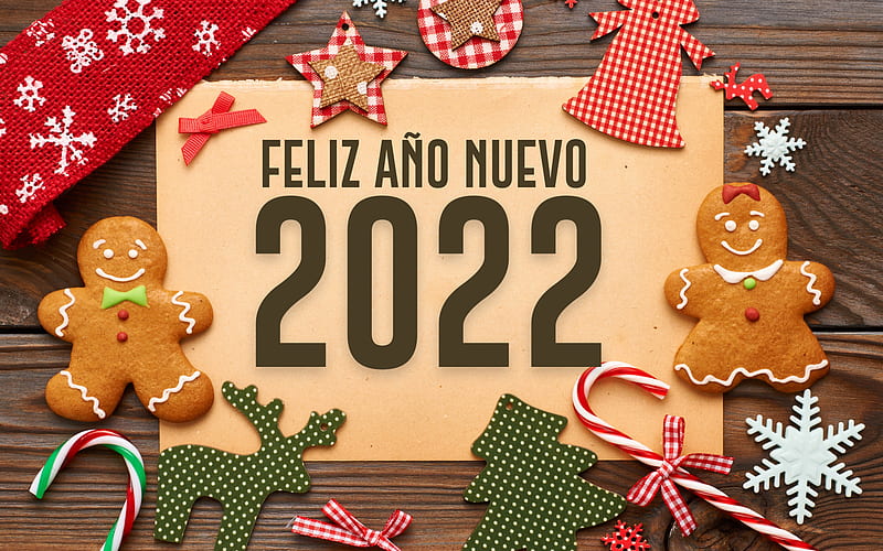 Holiday, New Year 2022, Happy New Year , Cookie, HD wallpaper