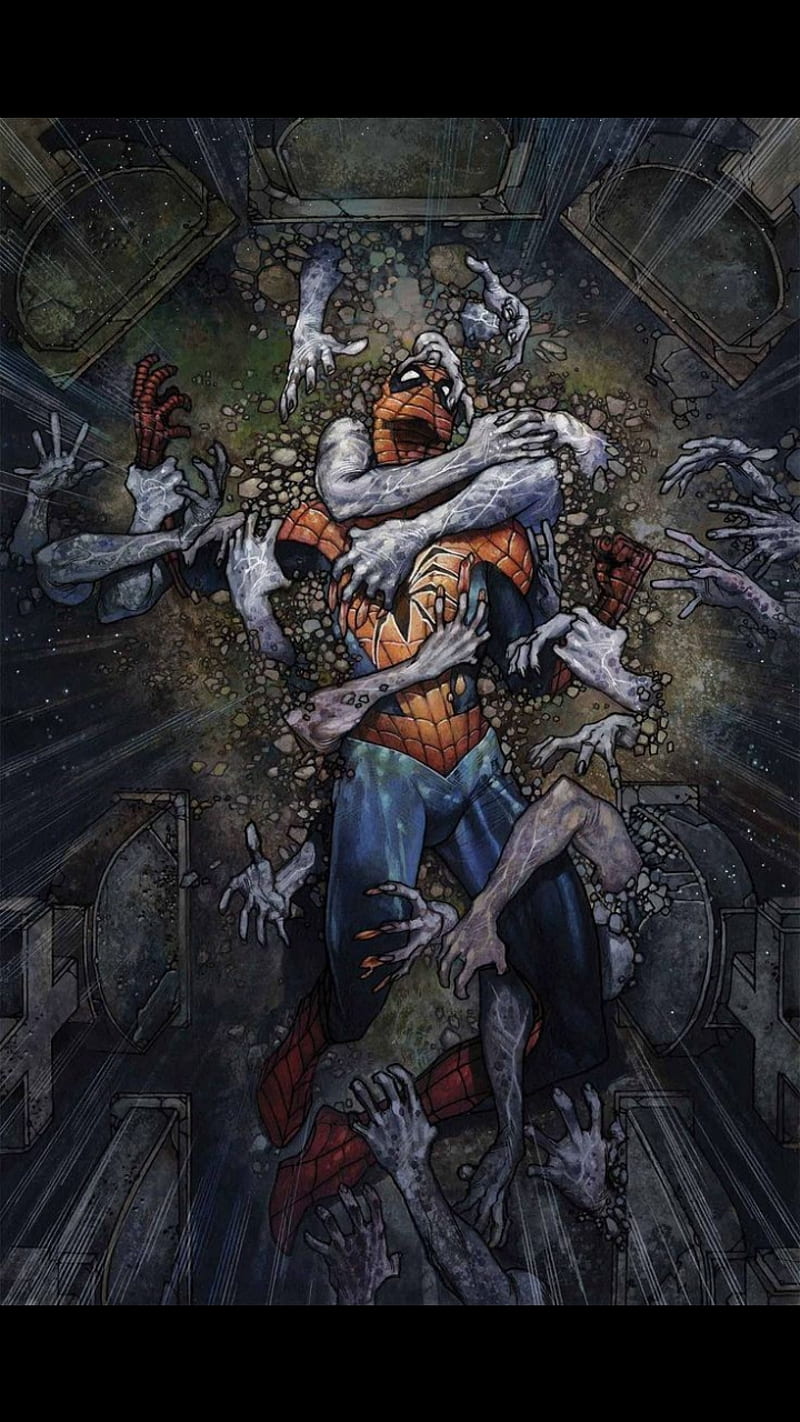 Spiderman graveyard , comics, marvel, HD phone wallpaper