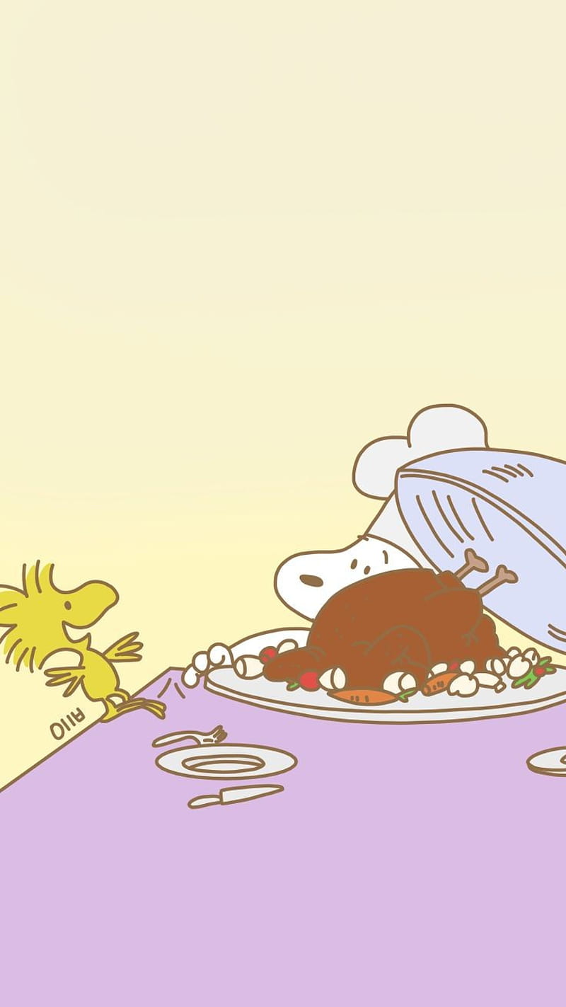 Snoopy , feast, thanks, thanksgiving, woodstock, HD phone wallpaper