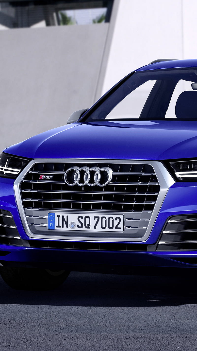 Blue Audi Car , luxary car, HD phone wallpaper