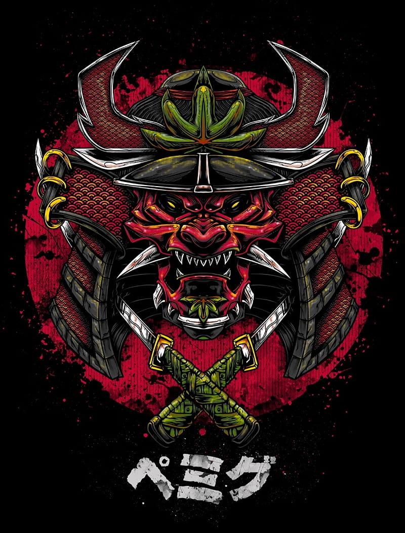 High resolution samurai logo wallpapers for mobile devices . : r