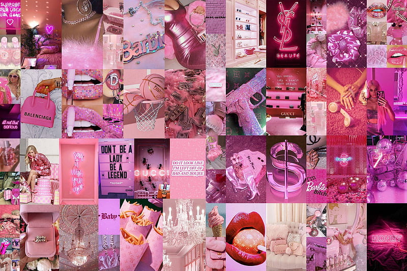 Baddies Aesthetic Feminine Collage, Barbie Baddie Aesthetic, HD ...