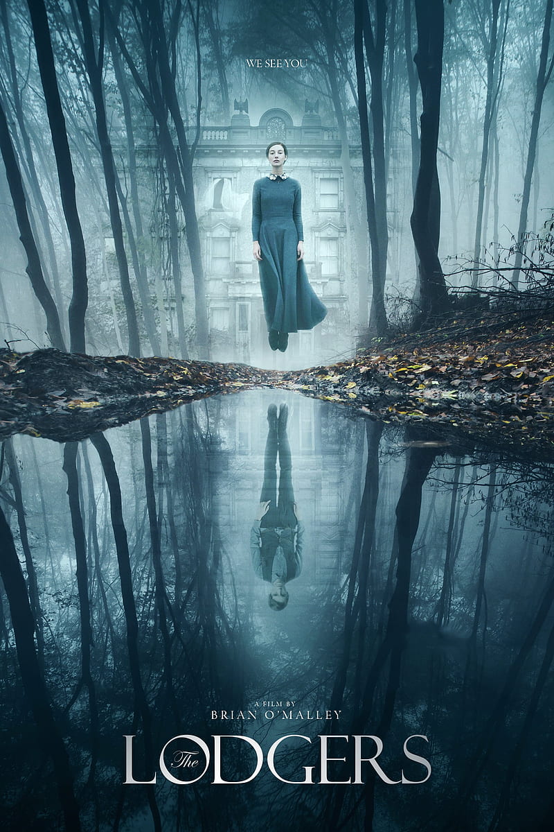 The Lodgers, 1920s, 2017, drama, gothic, horror, movie, period piece, poster, romance, HD phone wallpaper