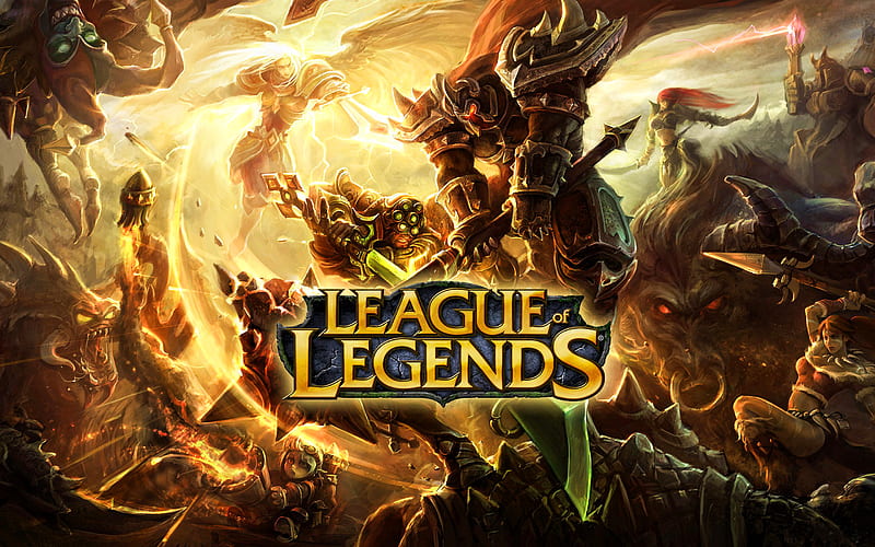 League of Legends logo, poster, 2020 games, LoL, artwork, League of Legends, LoL logo, HD wallpaper