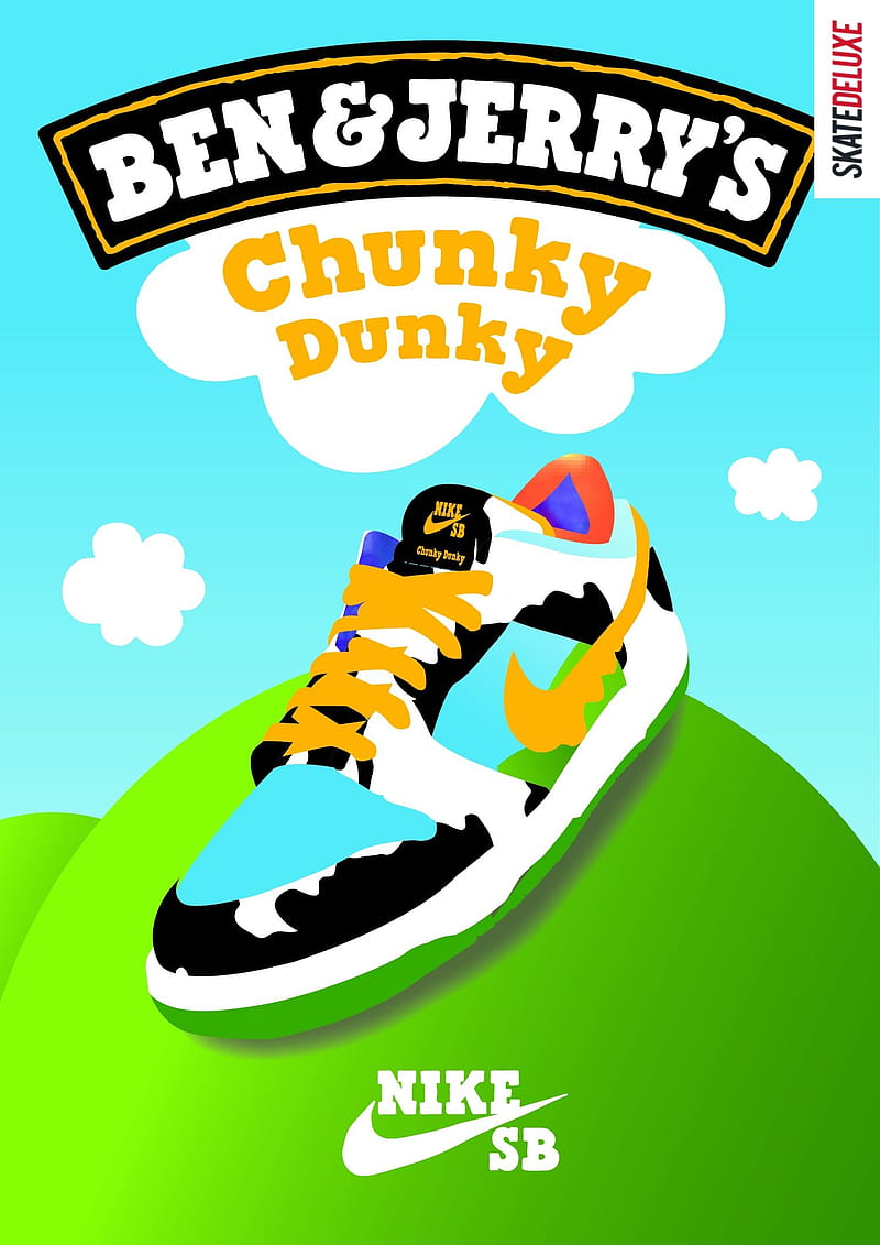 Nike SB x Ben & Jerry's Chunky Dunky Dunk Low Pro. Cool nike , Chunky dunky, Nike, HD phone wallpaper