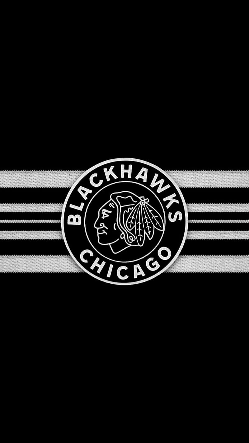 Chicago Blackhawks Ice Texture Logo Wallpaper iPhone 13 Pro Max Case