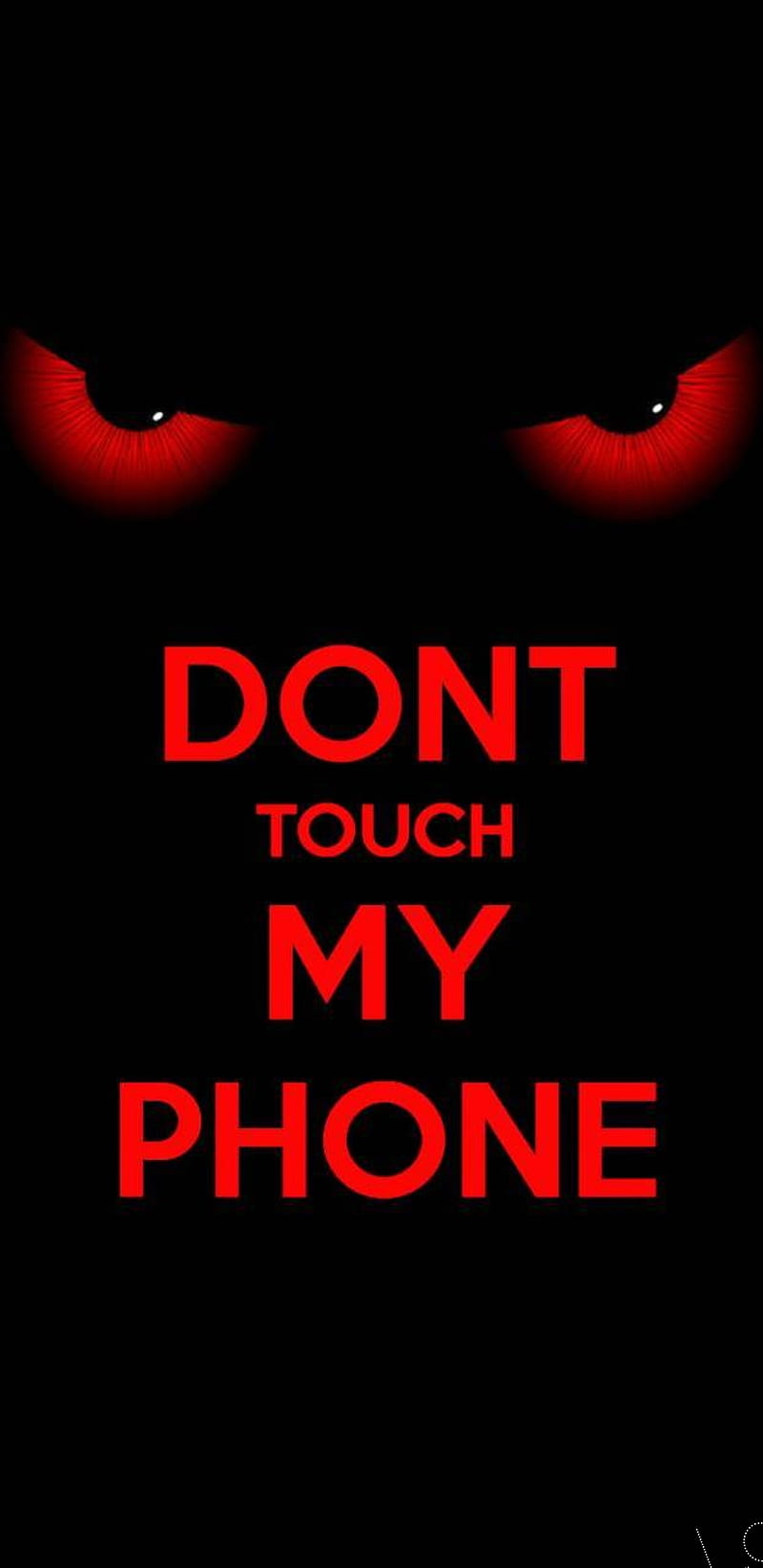 Dont Touch My Phone, screen, HD phone wallpaper