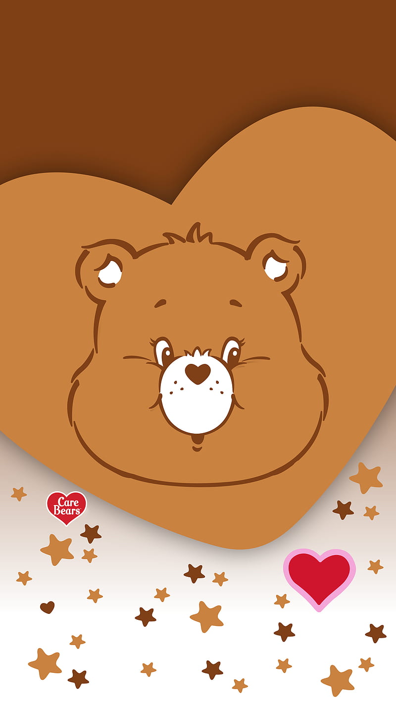 Tierno amor, cuidado, oso, marrón, cuidado osos, dibujos animados,  divertido, Fondo de pantalla de teléfono HD | Peakpx