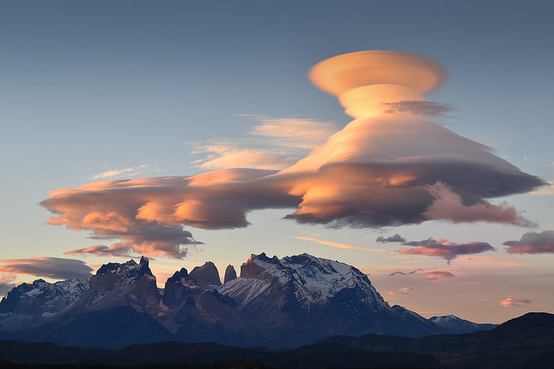 Mountains, Torres del Paine, Cloud, Mountain, Torres del Paine National ...