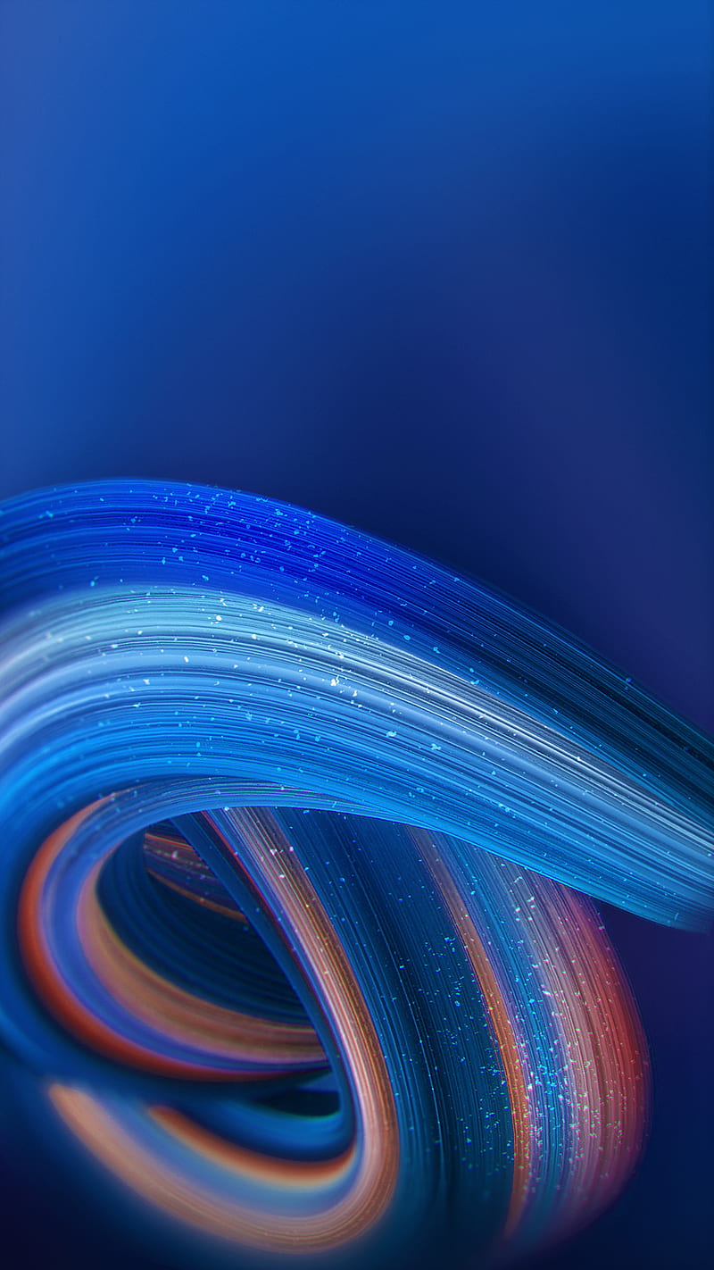 Abstract, 3d, blue, colorful, colors, rainbow, spiral, HD phone wallpaper