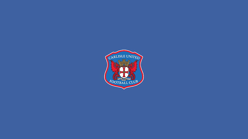 Emblem Logo Soccer Carlisle United F.C, HD wallpaper