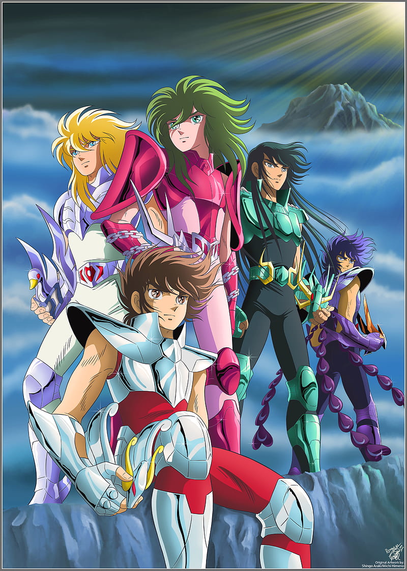 Saint Seiya, anime, caballeros del zodiaco, knights of the zodiac, HD phone wallpaper