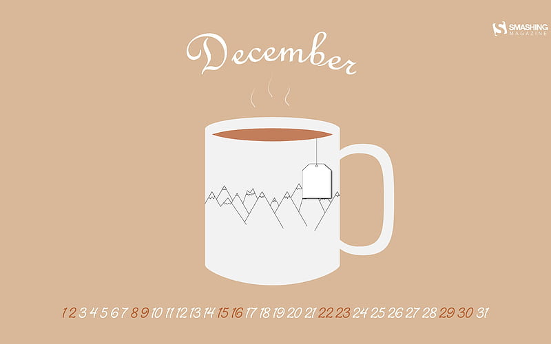 International Tea Day December 2018 Calendars, HD wallpaper