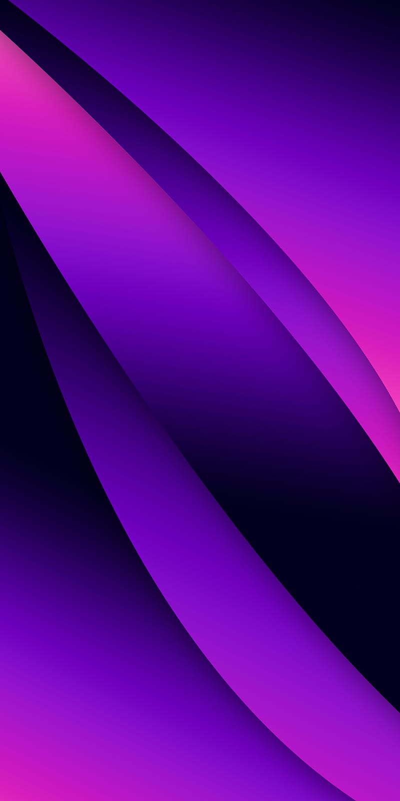 Soft toned ribbon for iPhone, Purple and Teal, HD phone wallpaper