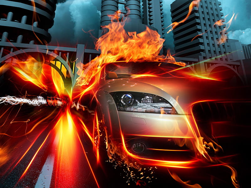 Fire car Wallpapers Download  MobCup