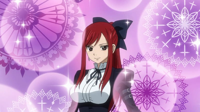 erza the tintanium, cute, lovely, anime, awesome, tintanium, eyes, HD wallpaper