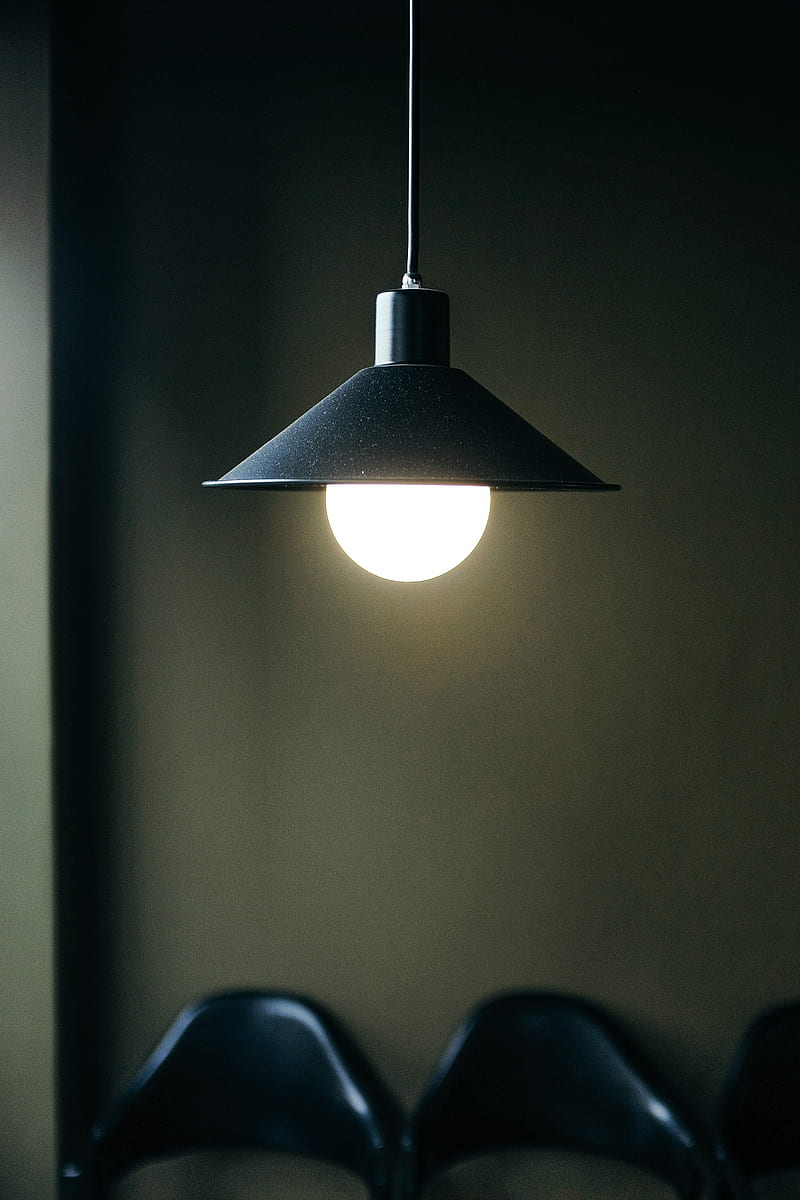 chandelier, lamp, lighting, dark, HD phone wallpaper