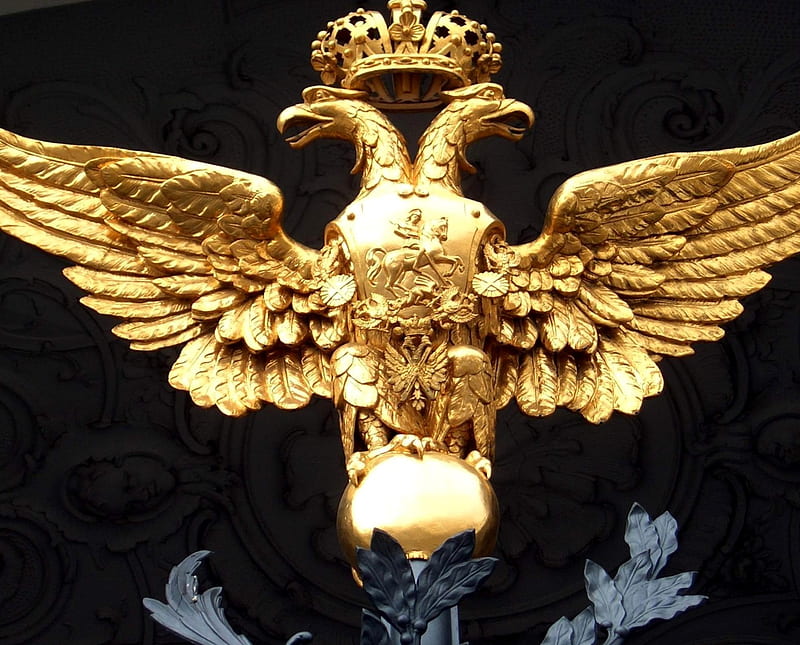Winter Palace Eagle, russia, russian, HD wallpaper
