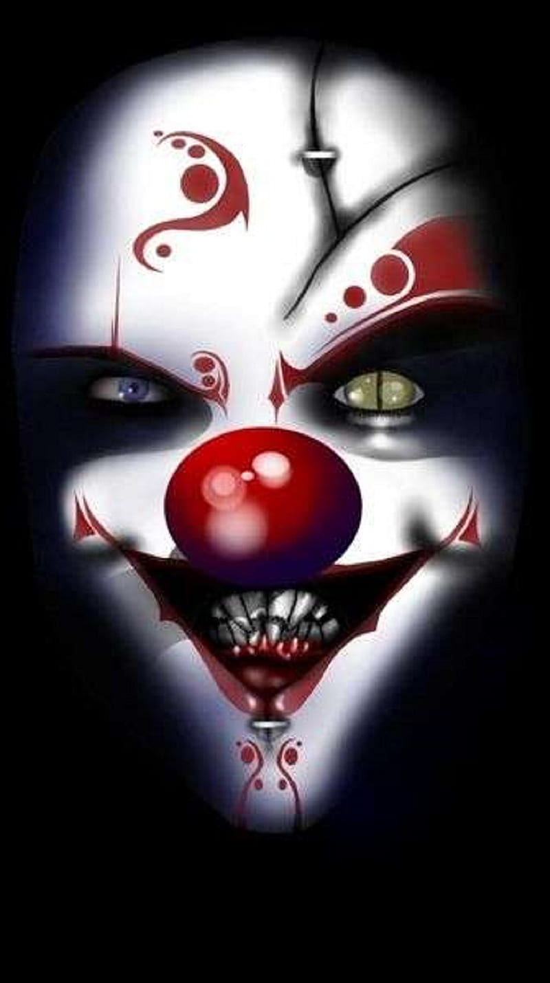Evil Clown, clown, other, HD phone wallpaper