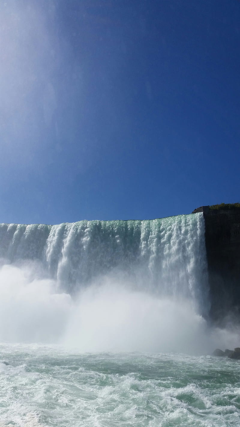 Niagra, canada, falls, waterfall, HD phone wallpaper