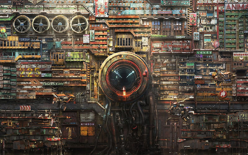 Futuristic Cyberpunk Digital Art, cyberpunk, future, artist, artwork, digital-art, HD wallpaper