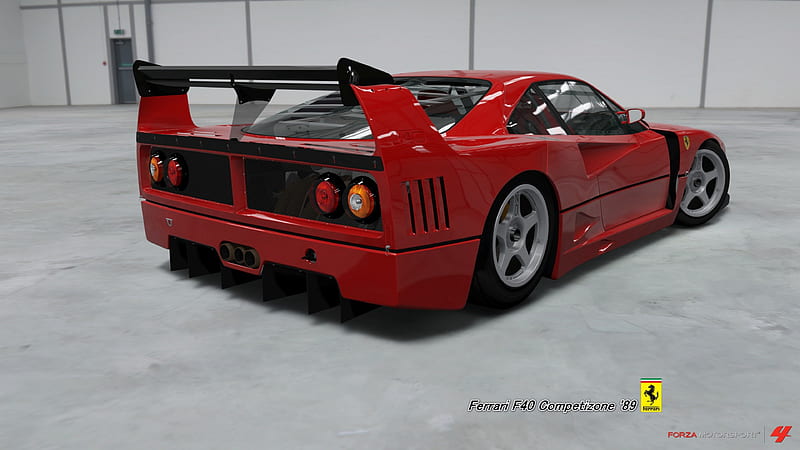 Ferrari F40 Competizone '89, F40, Motorsport, Xbox, Forza, Competizone, 4, 1989, Ferrari, Horizon, Ferrari F40 C, 360, HD wallpaper