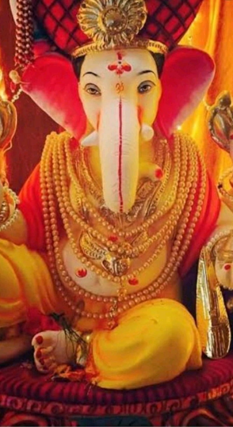 Lord Ganesh, bappa moria, dkue4urbd, ek, god, gof, jd, HD phone ...