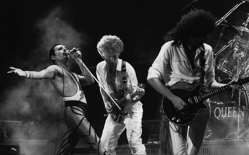 Queen, Brian May, Freddie Mercury, British rock band, rock, John Deacon, Roger Taylor, HD wallpaper