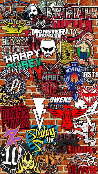 Sticker Bomb art brand logo punk rock skate HD phone wallpaper   Peakpx